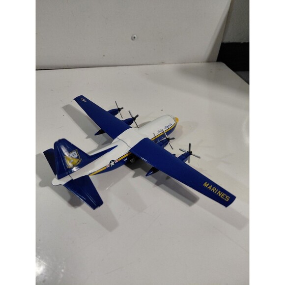 Daron Postage Stamp Collection Die Cast 1:200 Scale C-130T Fat Albert Blue Angle - Picture 5 of 10